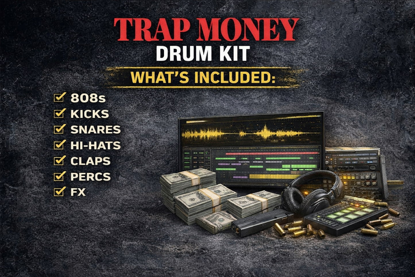Trap Money - Drum Kit Vol. 1